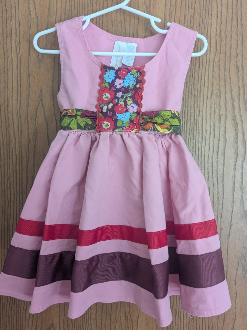Matilda Jane Sleeveless Twirl Tie Colorful Calypso Dress-2